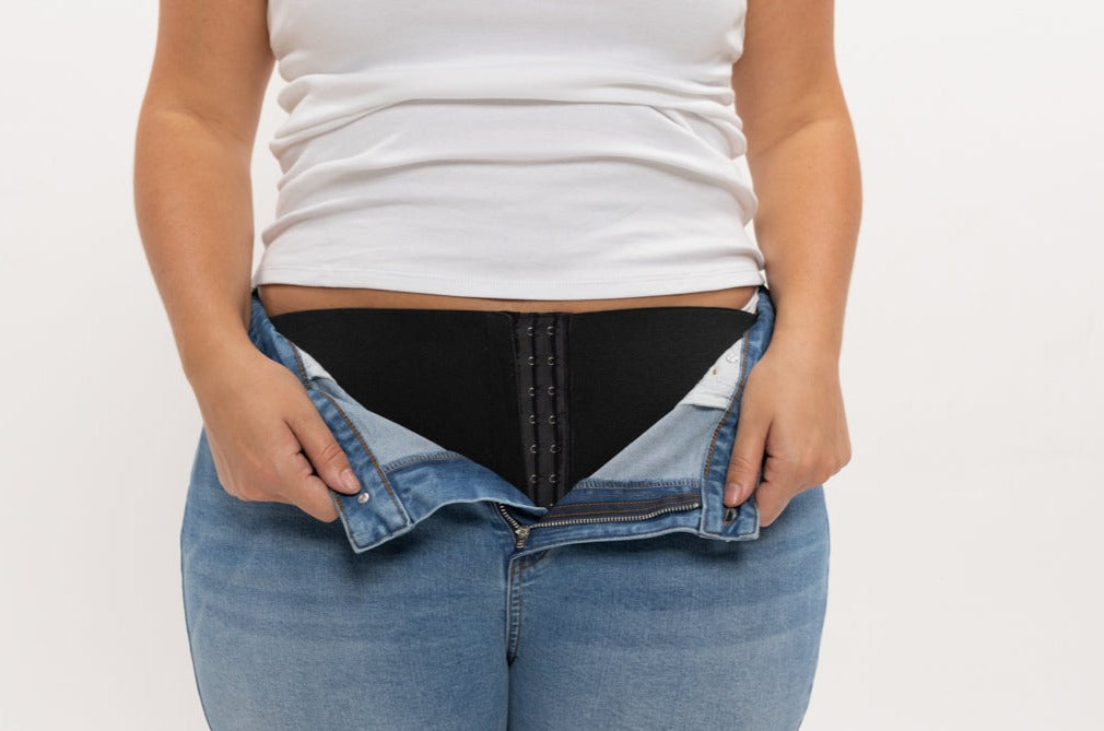 "Nani" Classic Mid-Rise FUPA Control Light Blue Jeans
